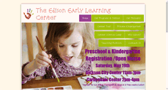 Desktop Screenshot of edisonearlylearning.org